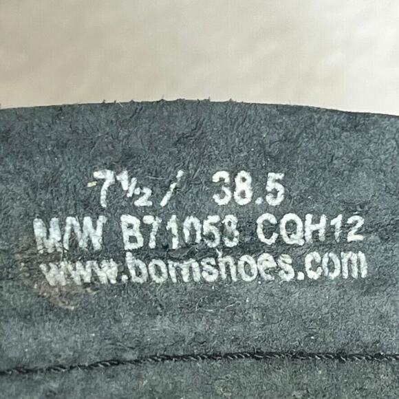 BORN Boots Women's Size 7.5 Zuniga Brown Distressed Leather Moto Winter Wool - Picture 8 of 14